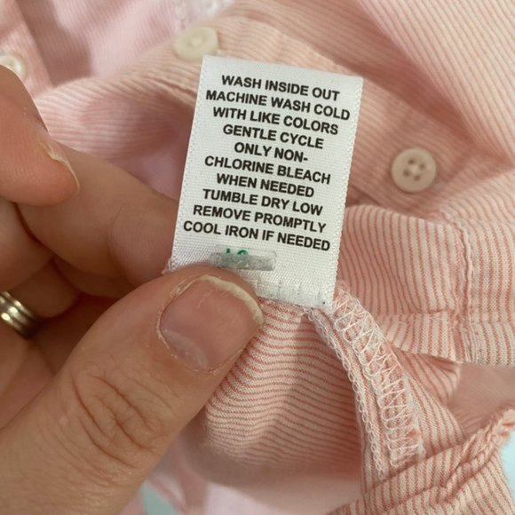 Elle pin striped embroidered lace tank Large - Picture 6 of 9